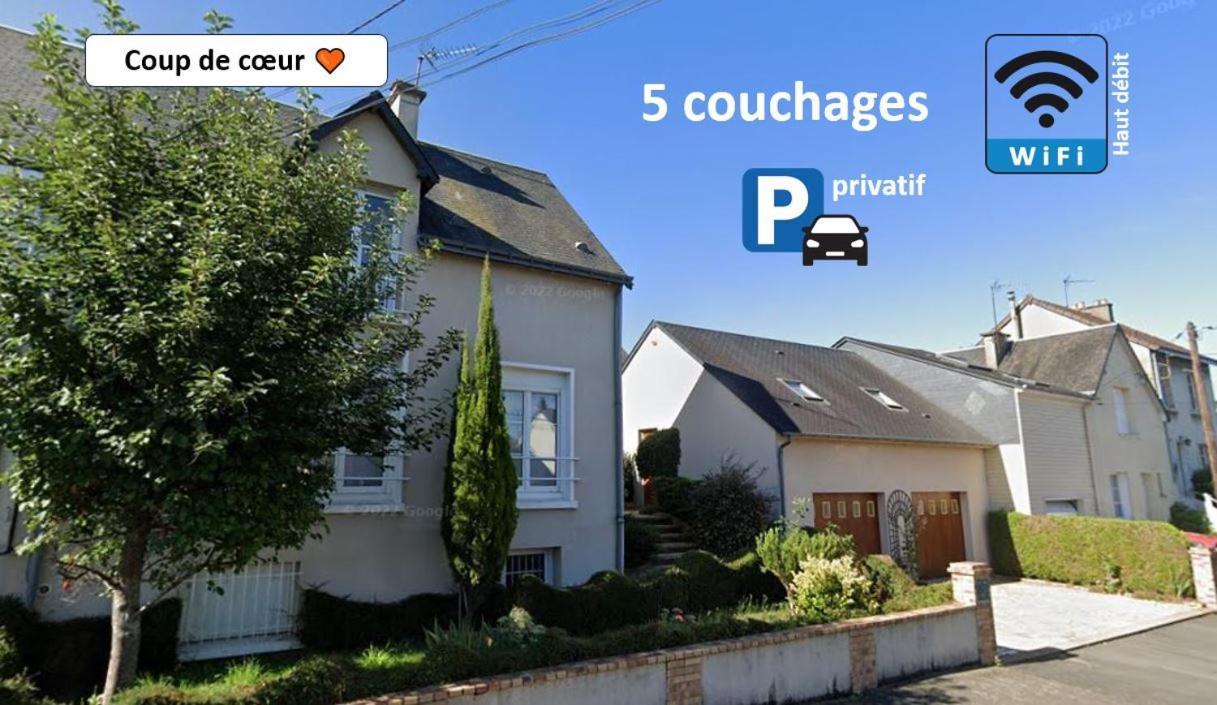 L'Arbre De Vy - T2 42M2 Independant, 5 Pers, Garage, Proche Gare Apartment Le Mans Ngoại thất bức ảnh